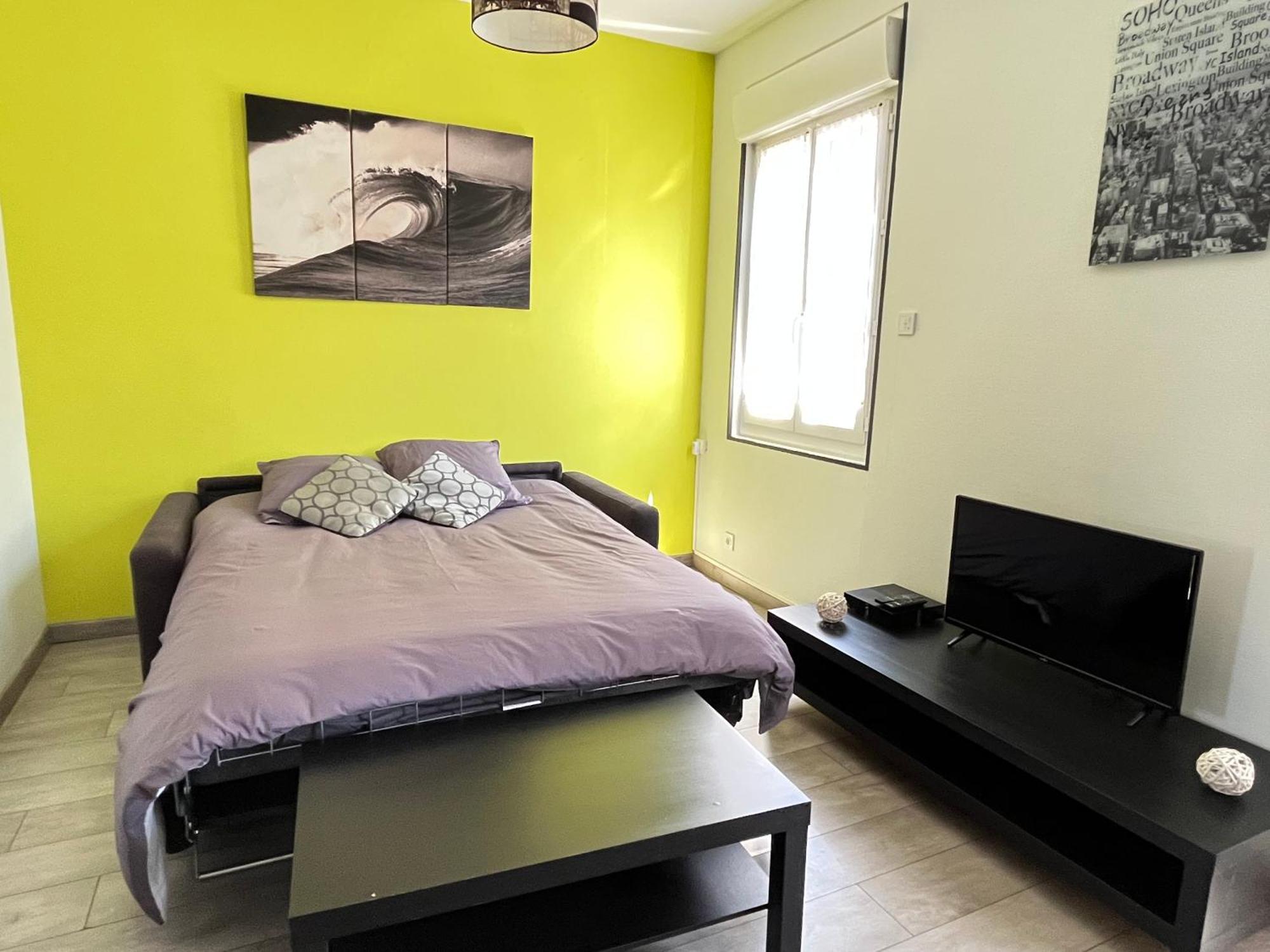 Appartement Esprit libre, Beau 2 pièces climatisé à Bordeaux Extérieur photo